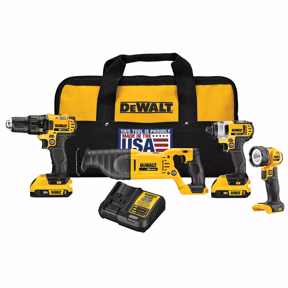Tools & Equipment DeWALT DCK420D2 20V MAX Cordless Lithium-Ion 4-Tool Combo Kit 3 Tools & Equipment DeWALT DCK420D2 20V MAX Cordless Lithium-Ion 4-Tool Combo Kit