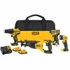 DeWALT DCK479D2 20V Brushless 4 Tool Combo Kit W/ 2 - 2.0AH Battery / Charger Tools & Equipment