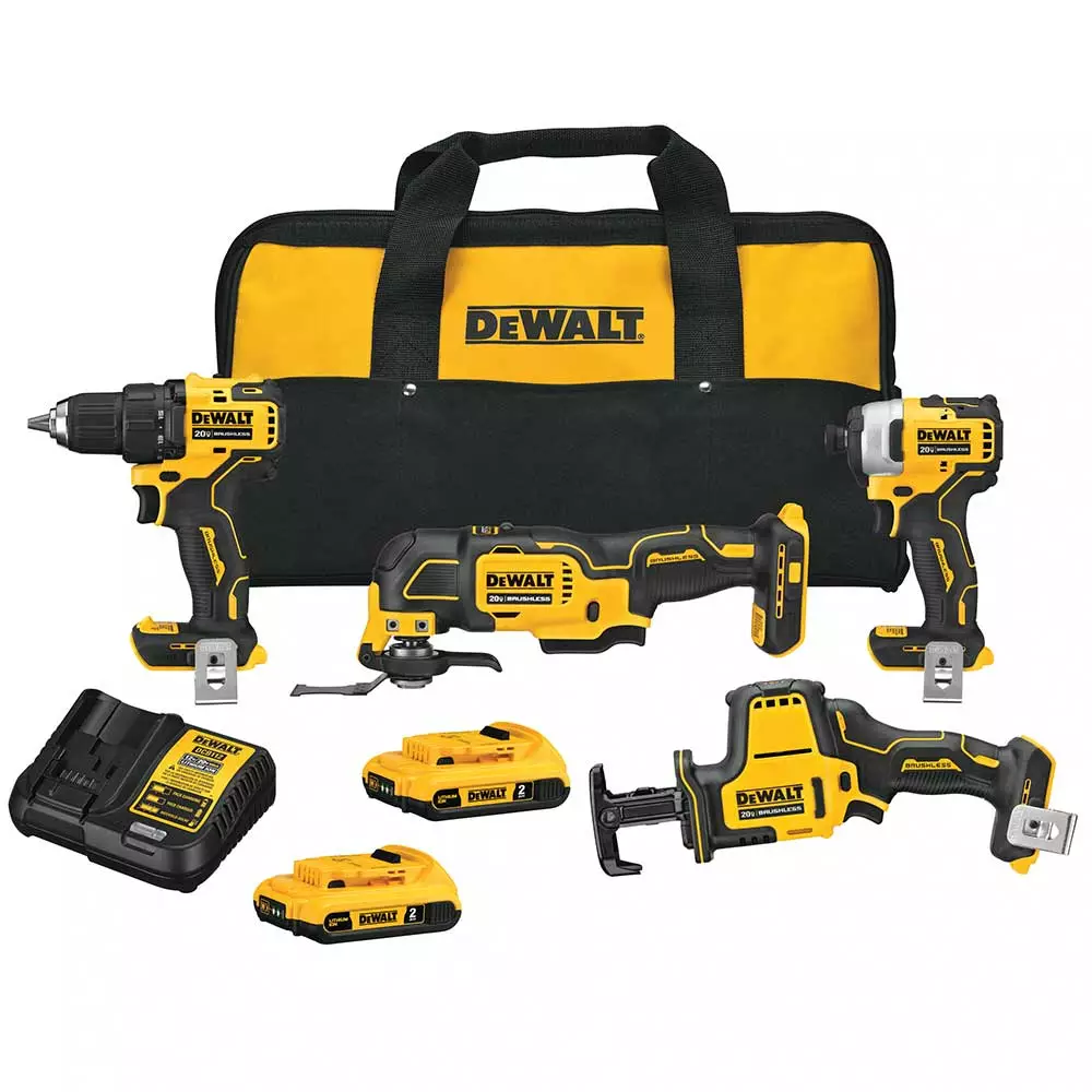 DeWALT DCK489D2 20V MAX ATOMIC Lithium-Ion Cordless Brushless 4-Tool Combo Kit 3 DeWALT DCK489D2 20V MAX ATOMIC Lithium-Ion Cordless Brushless 4-Tool Combo Kit