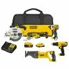 DeWALT DCK551D1M1 20V MAX Lithium-Ion Cordless 5-Tool Combo Kit Tools & Equipment