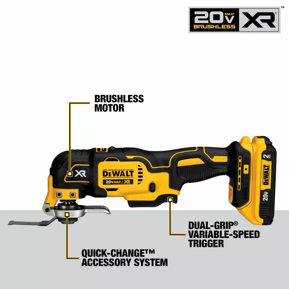 Tools & Equipment DeWALT DCK675D2 20V Brushless 6 Tool Combo Kit W/ 2 - 2.0AH Battery / Charger 7 Tools & Equipment DeWALT DCK675D2 20V Brushless 6 Tool Combo Kit W/ 2 - 2.0AH Battery / Charger
