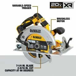 Tools & Equipment DeWALT DCK675D2 20V Brushless 6 Tool Combo Kit W/ 2 - 2.0AH Battery / Charger 15 Tools & Equipment DeWALT DCK675D2 20V Brushless 6 Tool Combo Kit W/ 2 - 2.0AH Battery / Charger