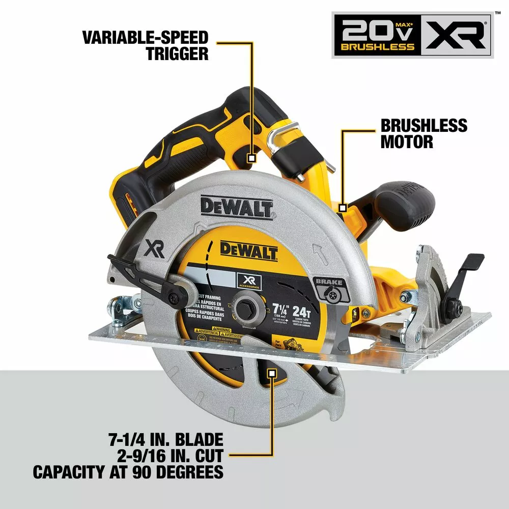 Tools & Equipment DeWALT DCK675D2 20V Brushless 6 Tool Combo Kit W/ 2 - 2.0AH Battery / Charger 8 Tools & Equipment DeWALT DCK675D2 20V Brushless 6 Tool Combo Kit W/ 2 - 2.0AH Battery / Charger