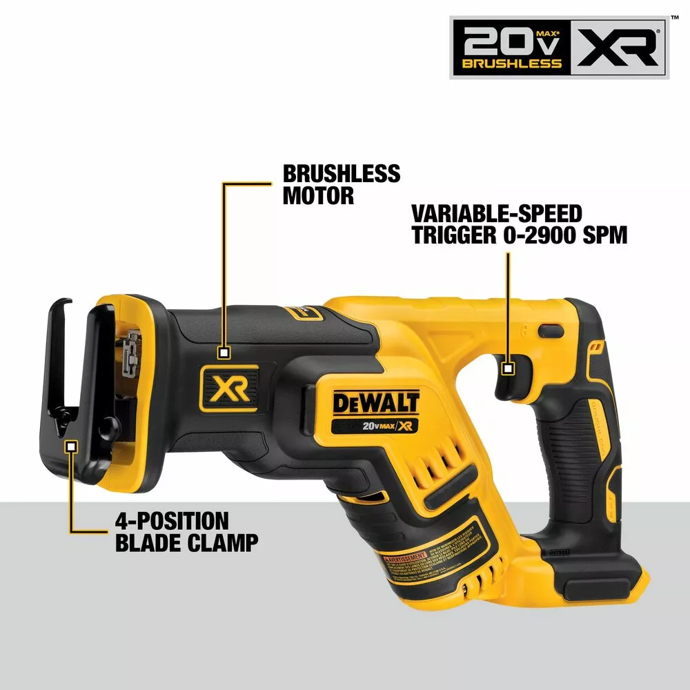 Tools & Equipment DeWALT DCK675D2 20V Brushless 6 Tool Combo Kit W/ 2 - 2.0AH Battery / Charger 9 Tools & Equipment DeWALT DCK675D2 20V Brushless 6 Tool Combo Kit W/ 2 - 2.0AH Battery / Charger