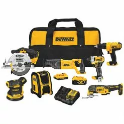 Tools & Equipment DeWALT DCK771D1M1 20V MAX Lithium-Ion Cordless 7-Tool Combo Kit