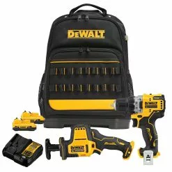 Tools & Equipment DeWALT DCKSS200F2 XTREME 12V MAX 2-Tool Combo Kit W/ Professional Backpack