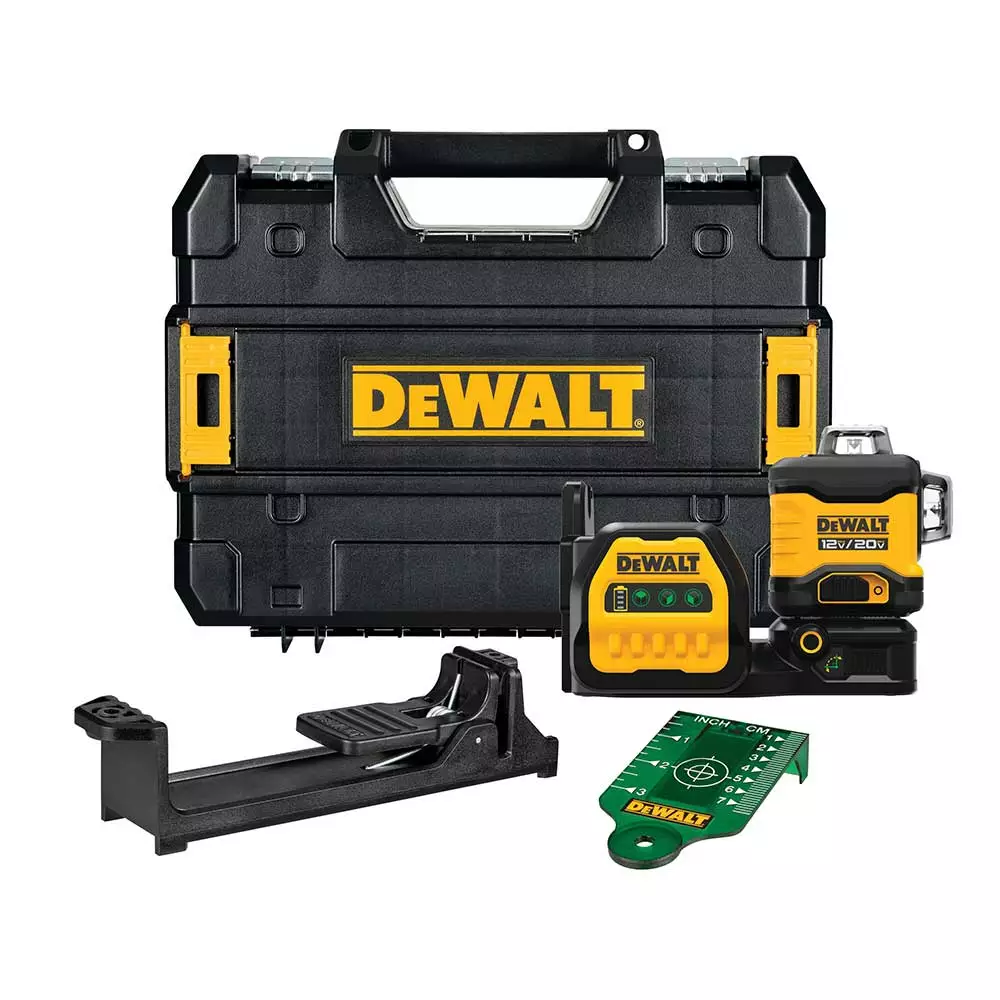 DeWALT DCLE34030GB 20V 3 X 360 Cordless Lithium-Ion Green Laser - Bare Tool Tools & Equipment 3 DeWALT DCLE34030GB 20V 3 X 360 Cordless Lithium-Ion Green Laser - Bare Tool Tools & Equipment