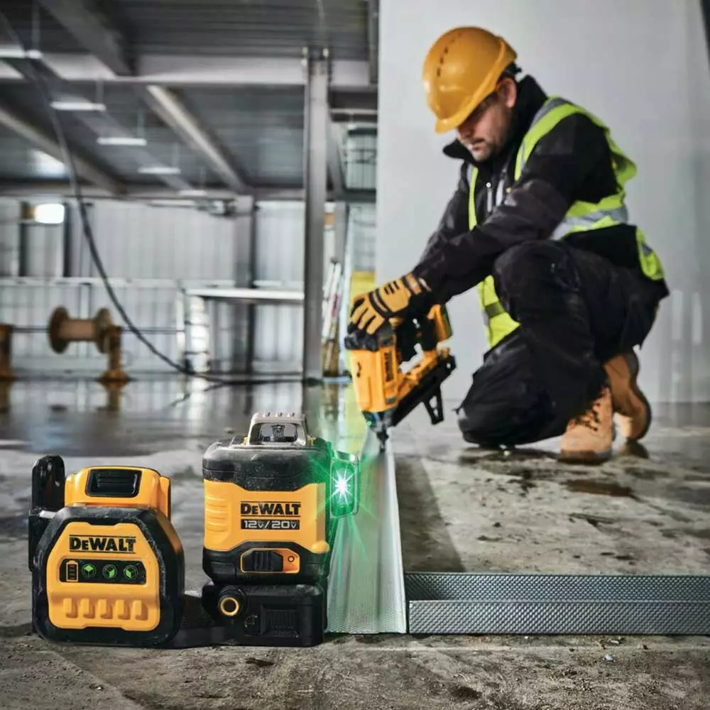 DeWALT DCLE34030GB 20V 3 X 360 Cordless Lithium-Ion Green Laser - Bare Tool Tools & Equipment 6 DeWALT DCLE34030GB 20V 3 X 360 Cordless Lithium-Ion Green Laser - Bare Tool Tools & Equipment