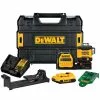 DeWALT DCLE34030G-QU 20V 3 X 360 Cordless Lithium-Ion Cross Line Green Laser Kit