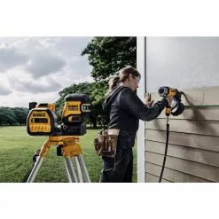 Tools & Equipment DeWALT DCLE34220GB 20V MAX Cordless 2 Spot Green Line Laser - Bare Tool