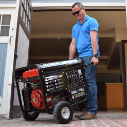 Dual Fuel Generators DuroStar DS10000EH 10,000W 439cc Dual Fuel Portable Generator W/ Electric Start