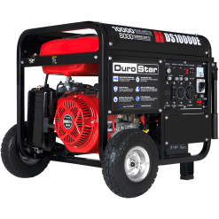 DuroStar DS10000E 10000-Watt 440cc Portable Gas Generator W/ Electric Start And Wheel Kit