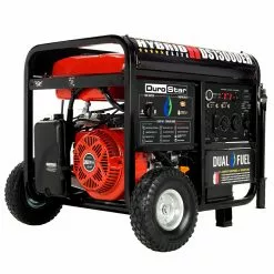 Dual Fuel Generators DuroStar DS13000EH 13000 Watt 500cc Dual Fuel Portable Generator