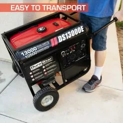 DuroStar DS13000E 13000 Watt 500cc Gasoline Portable Generator W/ Push Button Gasoline Generators