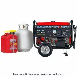 Dual Fuel Generators DuroStar DS5500EH 5500-Watt Electric Start Dual Fuel Portable Generator