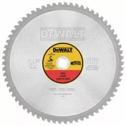 DeWALT DWA7747 14'' 66T Heavy Gauge Ferrous Metal Cutting Saw Blade Power Tools
