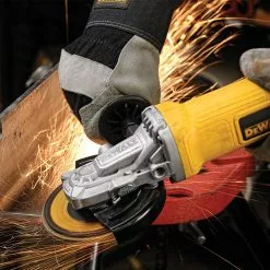 Tools & Equipment DeWALT DWE4120FN 4-1/2" - 5" Corded Flathead Paddle Switch Angle Grinder
