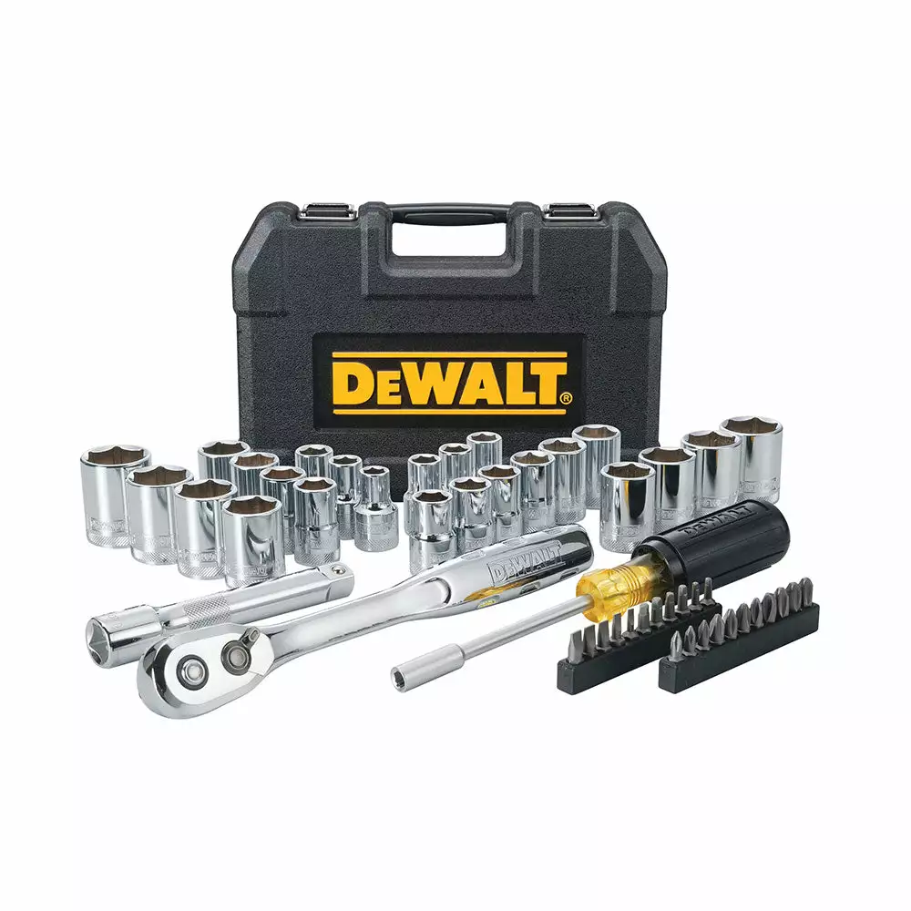 DeWALT DWMT45049 1/2’’ Mechanics Nano Bit Tool Set, Polished Chrome (49 PC) Hand Tools 3 DeWALT DWMT45049 1/2’’ Mechanics Nano Bit Tool Set, Polished Chrome (49 PC) Hand Tools
