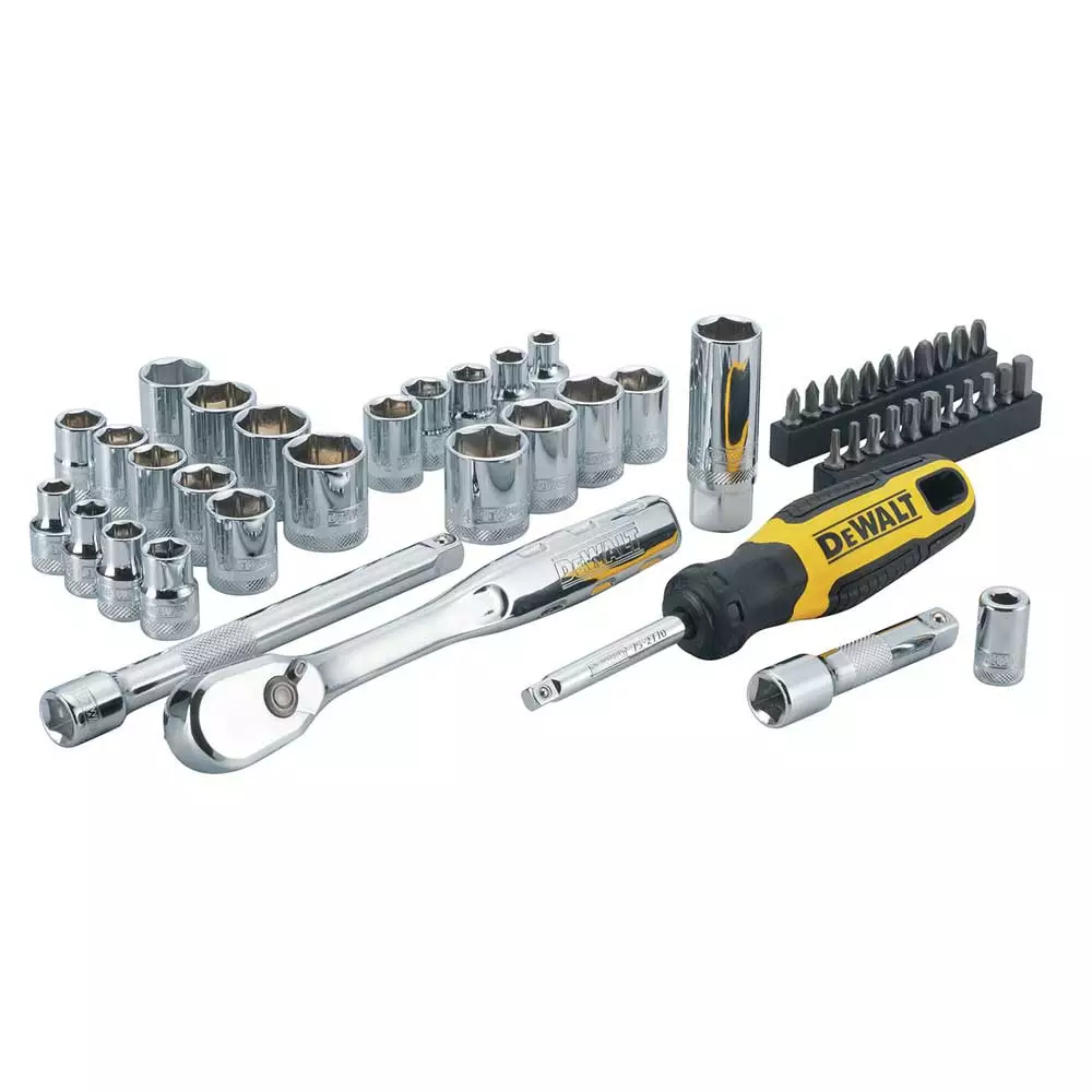 Hand Tools DeWALT DWMT81611T 3/8’’ Mechanics Nano Bit Tool Set, Polished Chrome (50 PC) 5 Hand Tools DeWALT DWMT81611T 3/8’’ Mechanics Nano Bit Tool Set, Polished Chrome (50 PC)