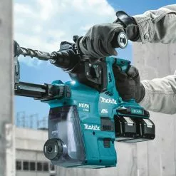 Makita DX09 18 Volt 1 Inch HEPA Filter Rotary Hammer Dust Extractor Attachment