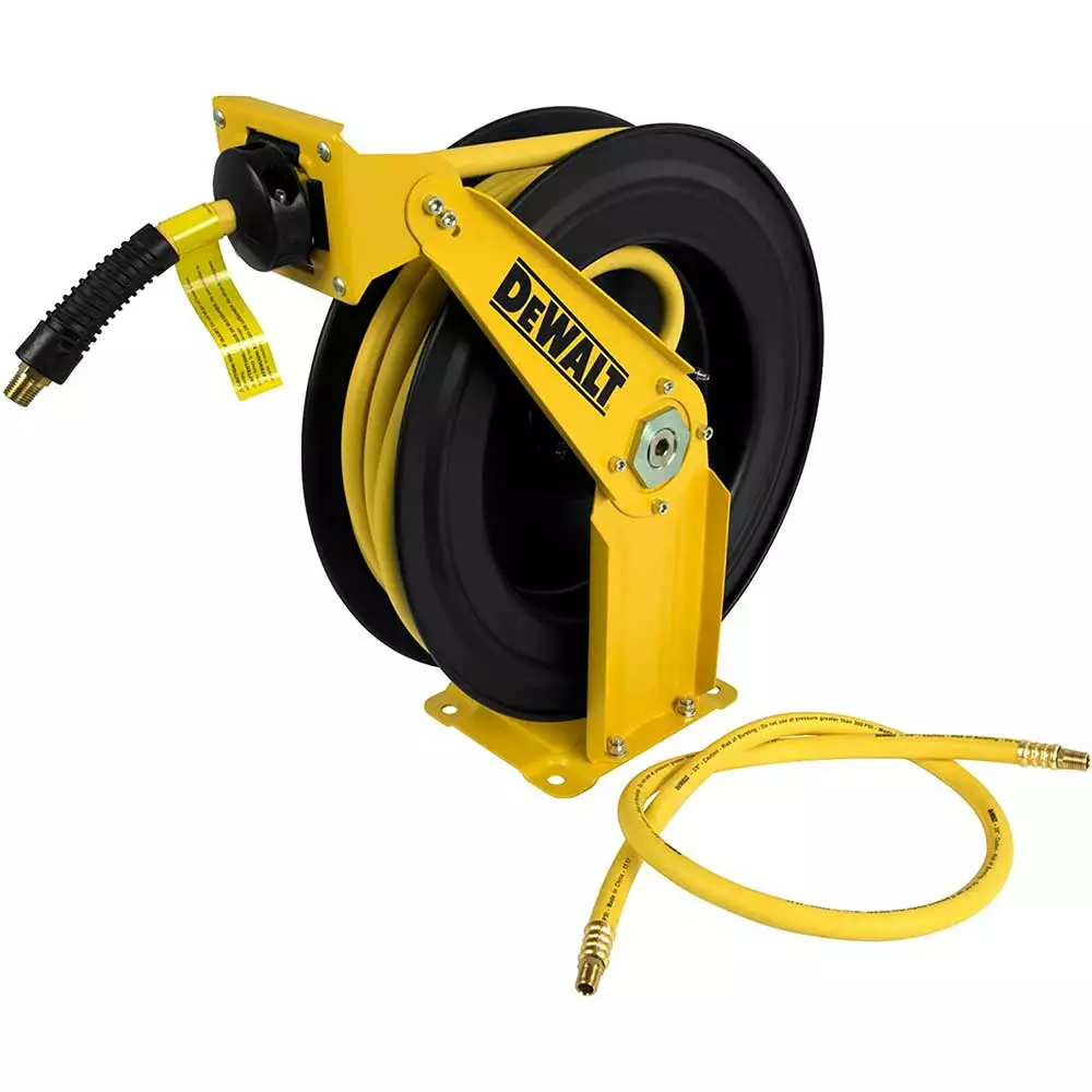 DeWALT DXCM024-0343 3/8" X 50' Double Arm Auto Retracting Air Hose Reel 3 DeWALT DXCM024-0343 3/8" X 50' Double Arm Auto Retracting Air Hose Reel