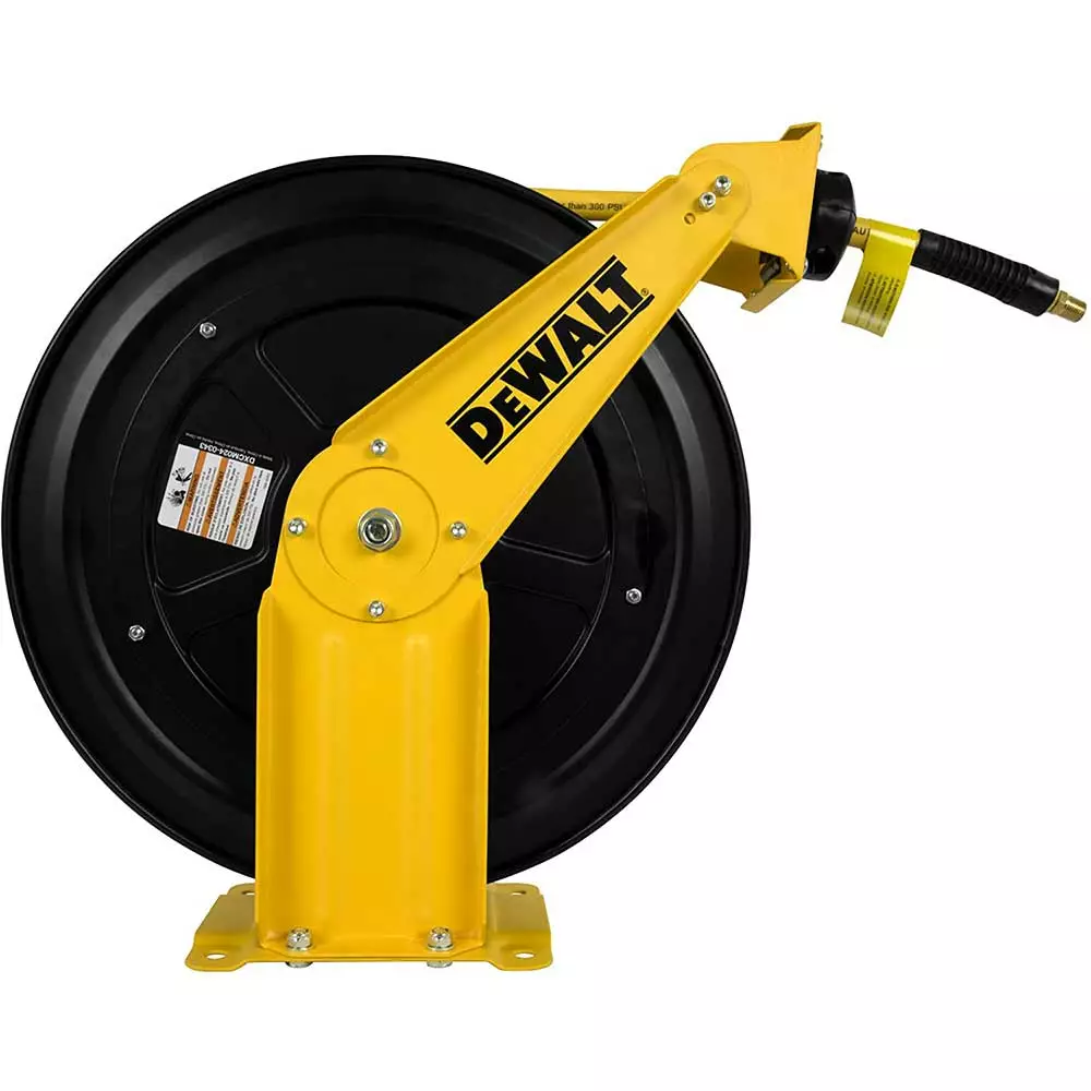 DeWALT DXCM024-0343 3/8" X 50' Double Arm Auto Retracting Air Hose Reel 11 DeWALT DXCM024-0343 3/8" X 50' Double Arm Auto Retracting Air Hose Reel