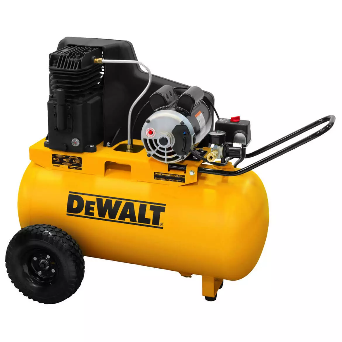 Tools & Equipment DeWALT DXCMPA1982054 1.9-HP 20-Gallon (Belt-Drive) Dual Voltage Air Compressor 3 Tools & Equipment DeWALT DXCMPA1982054 1.9-HP 20-Gallon (Belt-Drive) Dual Voltage Air Compressor