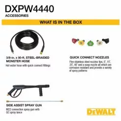 DeWALT DXPW4400 4400 PSI Honda Gas Engine Pressure Washer W/ AAA Triplex Pump Lawn & Outdoor Power