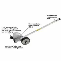 Echo 99944200475 PAS Straight Shaft Edger Attachment W/ 8" Bar Lawn & Outdoor Power