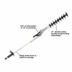 Echo 99944200596 PAS Articulating Hedge Trimmer Attachment W/ 21" Blades Lawn & Outdoor Power