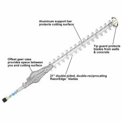 Lawn & Outdoor Power Echo 99944200640 PAS Mid Reach Hedge Trimmer Attachment W/ 21" Blade