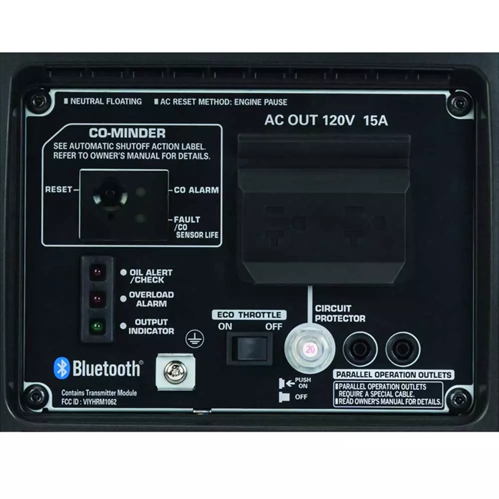 Honda EU2200ITAN 2200W 120V Super Quiet Series Inverter Generator W/ CO-MINDER 7 Honda EU2200ITAN 2200W 120V Super Quiet Series Inverter Generator W/ CO-MINDER