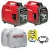 Honda EU2200i-PKIT 2,200-Watt 120V EU22000i And EU2200ic Companion Parallel Combo Kit Gasoline Generators 2 Honda EU2200i-PKIT 2,200-Watt 120V EU22000i And EU2200ic Companion Parallel Combo Kit Gasoline Generators