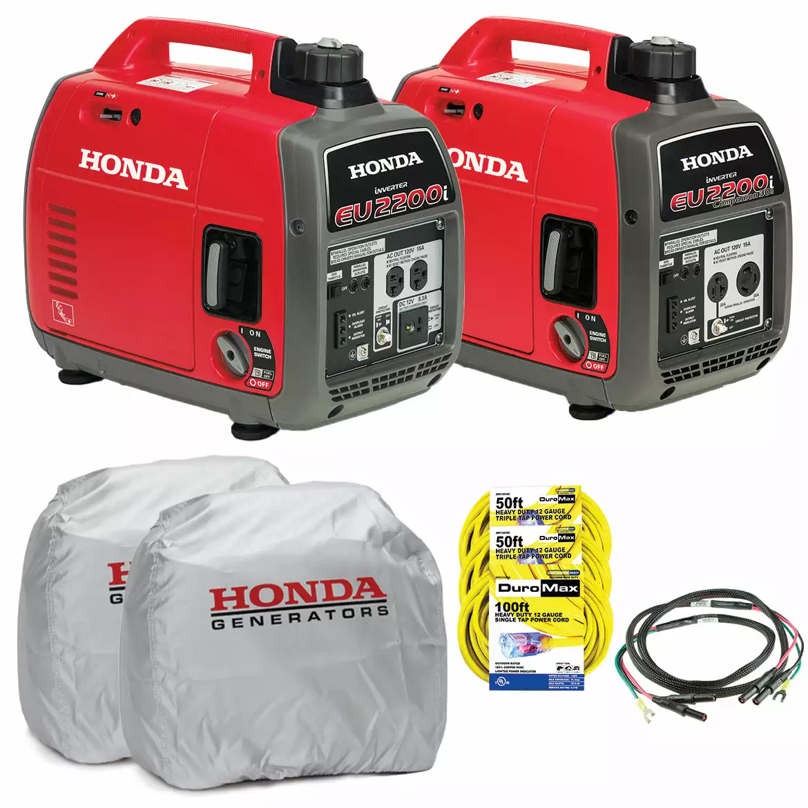 Honda EU2200i-PKIT 2,200-Watt 120V EU22000i And EU2200ic Companion Parallel Combo Kit Gasoline Generators 3 Honda EU2200i-PKIT 2,200-Watt 120V EU22000i And EU2200ic Companion Parallel Combo Kit Gasoline Generators