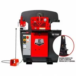 Edwards 55231522 230V 55 Ton Single Phase Ironworker PowerLink W/ 10" Brake Tools & Equipment
