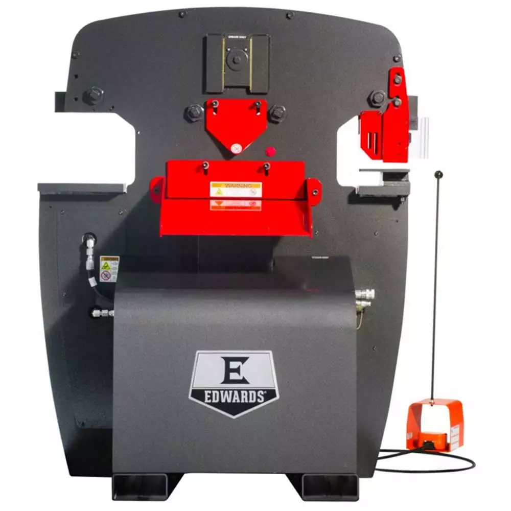 Tools & Equipment Edwards IW55-1P230 230V 55 Ton 1 Phase Heavy Duty High Capacity Ironworker 7 Tools & Equipment Edwards IW55-1P230 230V 55 Ton 1 Phase Heavy Duty High Capacity Ironworker