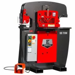 Edwards IW55-3P460-AC500 460V 55 Ton 3 Phase Ironworker W/ PowerLink System Tools & Equipment