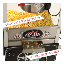 FunTime FT1665PP Palace Popper 16 OZ Commercial Bar Popcorn Popper Machine Cart Home Goods