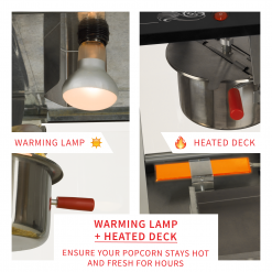 FunTime FT454CB 4oz Black Popcorn Popper Machine Maker Cart Vintage Style Home Goods 28 FunTime FT454CB 4oz Black Popcorn Popper Machine Maker Cart Vintage Style Home Goods