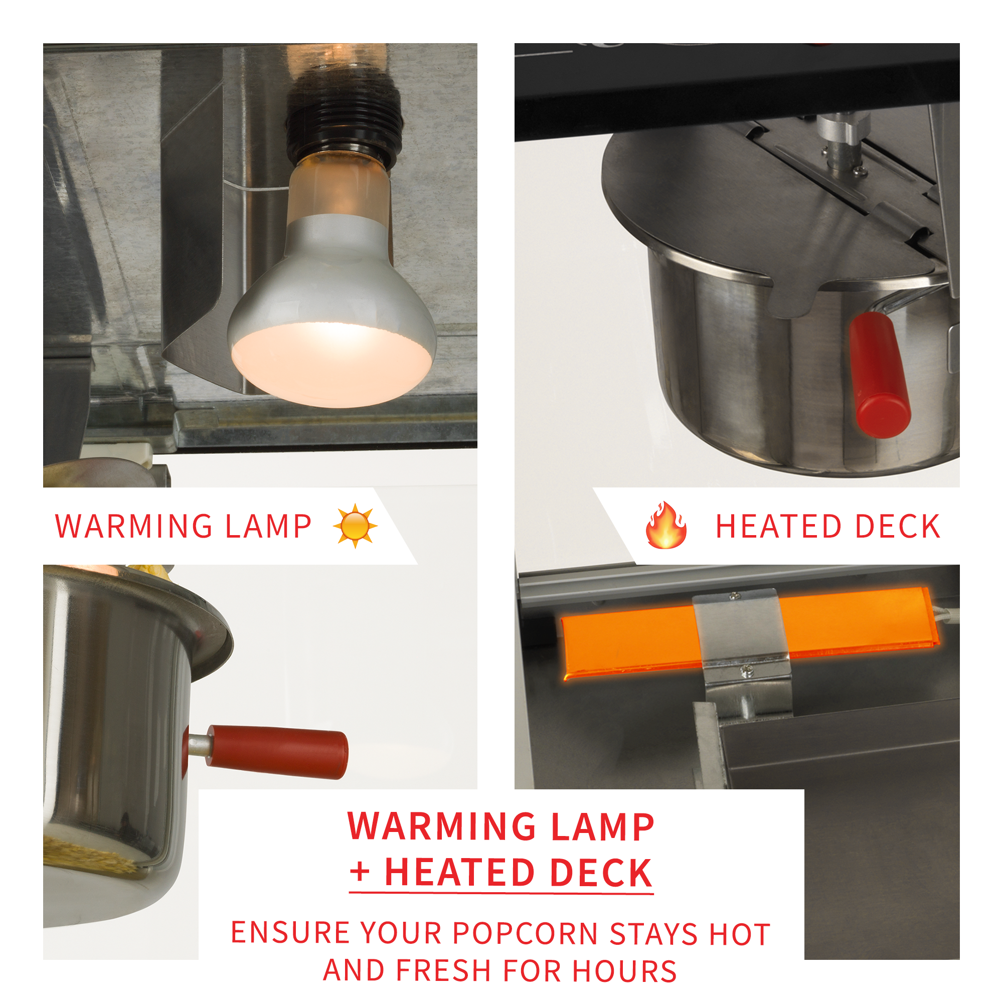 FunTime FT825CB 8oz Black Bar Table Top Popcorn Popper Maker Machine 8 FunTime FT825CB 8oz Black Bar Table Top Popcorn Popper Maker Machine