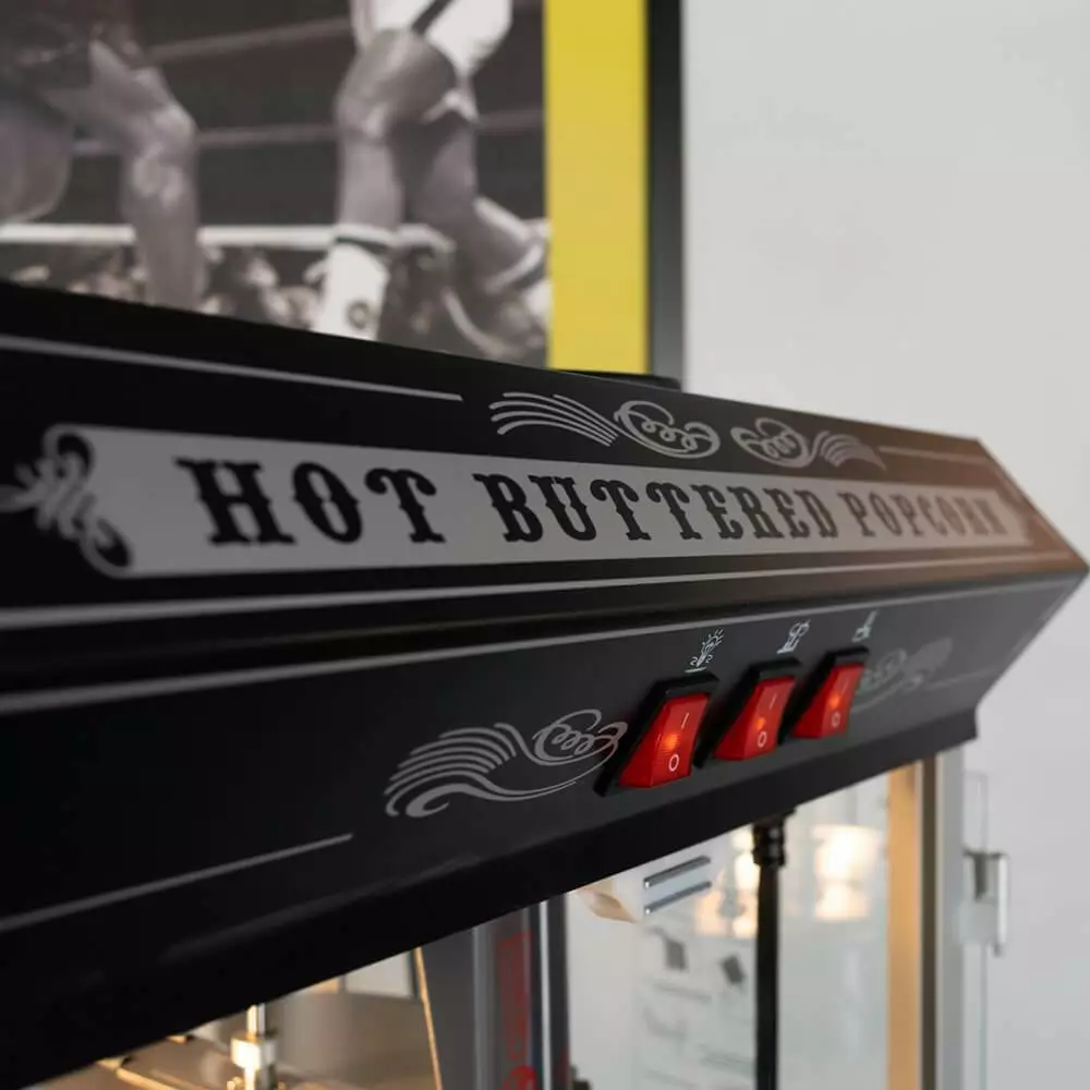 FunTime FT825CB 8oz Black Bar Table Top Popcorn Popper Maker Machine 14 FunTime FT825CB 8oz Black Bar Table Top Popcorn Popper Maker Machine