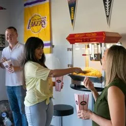 FunTime FT421CR 4oz Red Bar Table Top Popcorn Popper Maker Machine