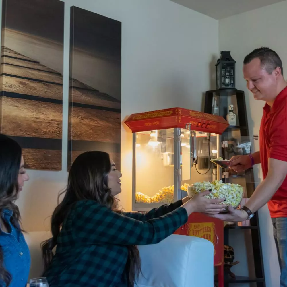 FunTime FT454CR 4oz Red Popcorn Popper Machine Maker Cart Vintage Style Home Goods 19 FunTime FT454CR 4oz Red Popcorn Popper Machine Maker Cart Vintage Style Home Goods