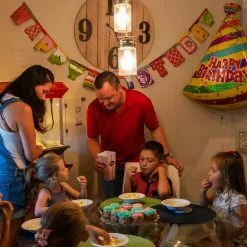 FunTime FT860CRS 8oz Premium Red Silver Popcorn Popper Machine Maker Cart Home Goods