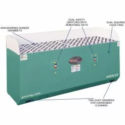 Power Tools Grizzly G0631 110V 28 Inch X 79 Inch Extra Long Downdraft Table 12 Power Tools Grizzly G0631 110V 28 Inch X 79 Inch Extra Long Downdraft Table