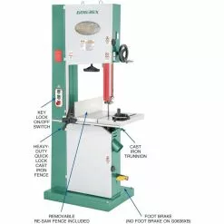 Grizzly G0636X 230V 17 Inch 5 HP Ultimate Bandsaw
