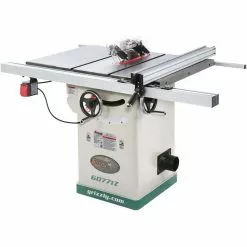 Tools & Equipment Grizzly G0771Z 120V/240V 10 Inch 2 HP 120V Hybrid Table Saw With T-Shaped Fence
