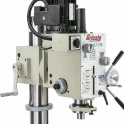 Tools & Equipment Grizzly G0779 220V 23-3/8 Inch Heavy-Duty Floor Model Gearhead Drill Press
