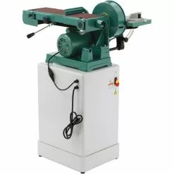 Grizzly G1014ZX 110V/220V 6 Inch X 48 Inch Belt Combo Sander Cabinet Stand Tools & Equipment