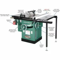 Grizzly G1023RLWX 240V 10 Inch 5 HP 240V Cabinet Left-Tilting Table Saw Tools & Equipment